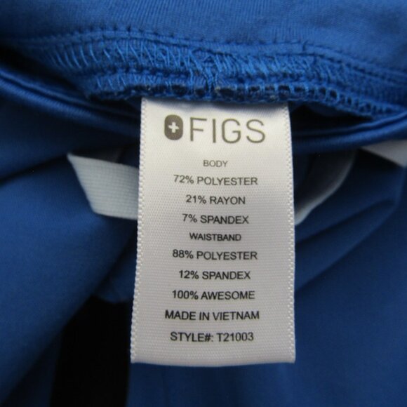 Figs Livingston Basic Scrub Pants Medium Women's Blue Nurse Medical Health - Picture 13 of 13